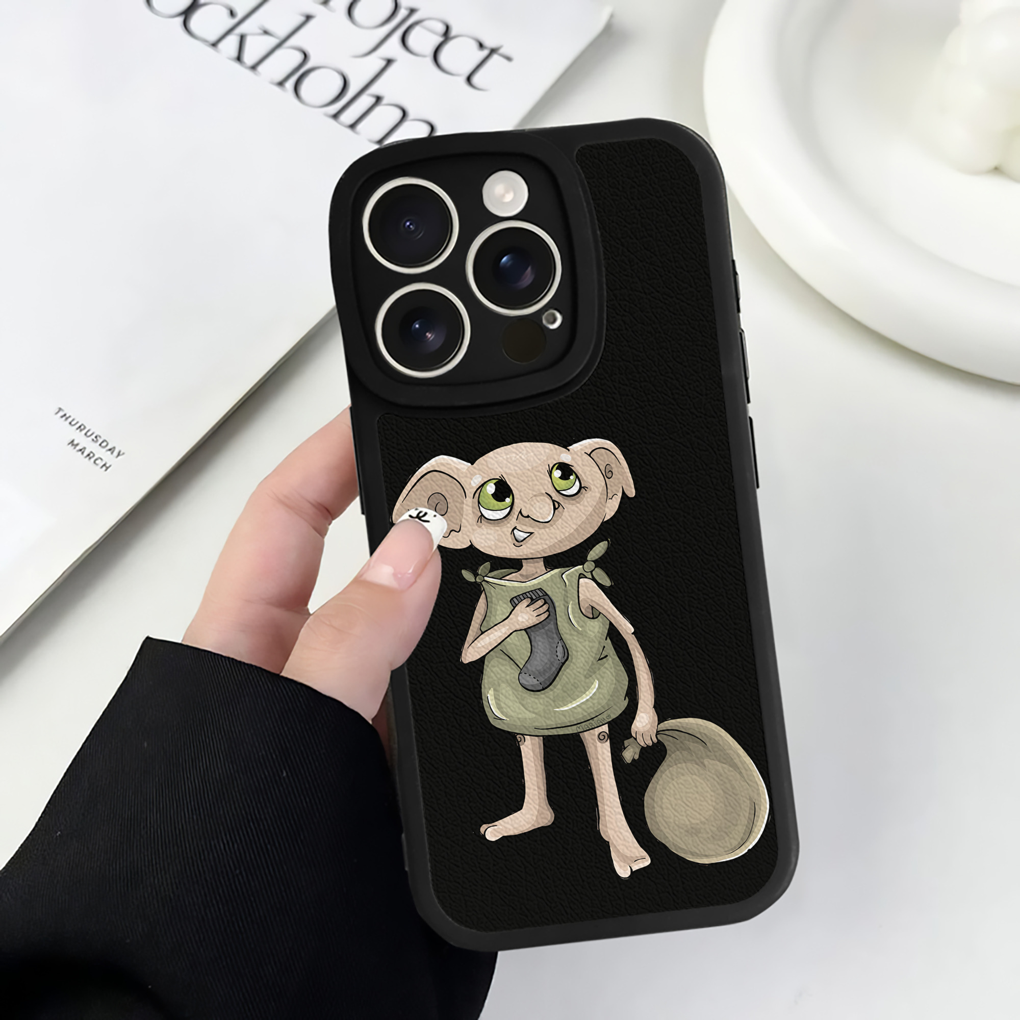 （画像用） Harry Potter ハリー・ポッターシリーズ 【iPhone 16シリーズ対応】シリコンスマホケース（レザー調） 材質：シリコン